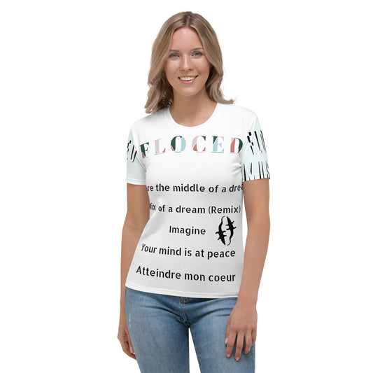 Floced -T-shirt pour Femme