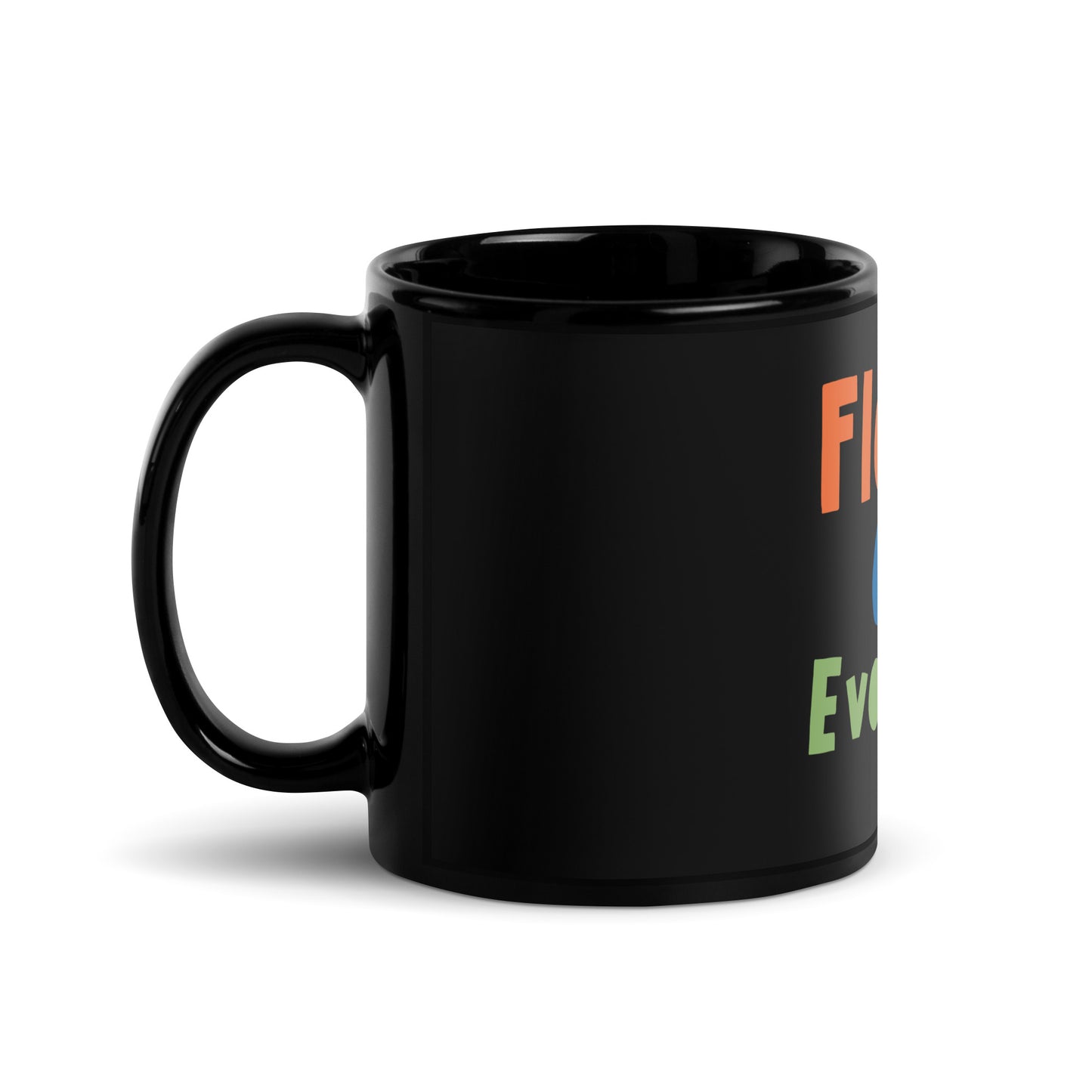 Black Glossy Mug