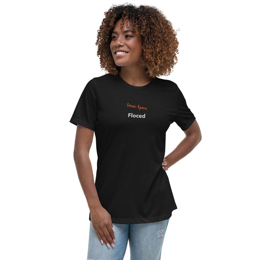 T-shirt Floced Sonic Space pour Femme